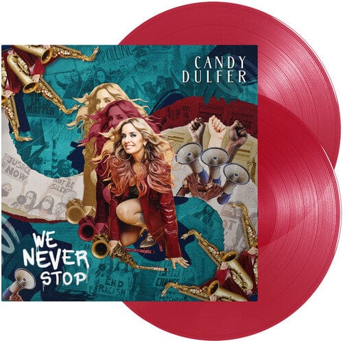 Dulfer, Candy - We Never Stop, 2Lp Red Vinyl W/ Bonus Track