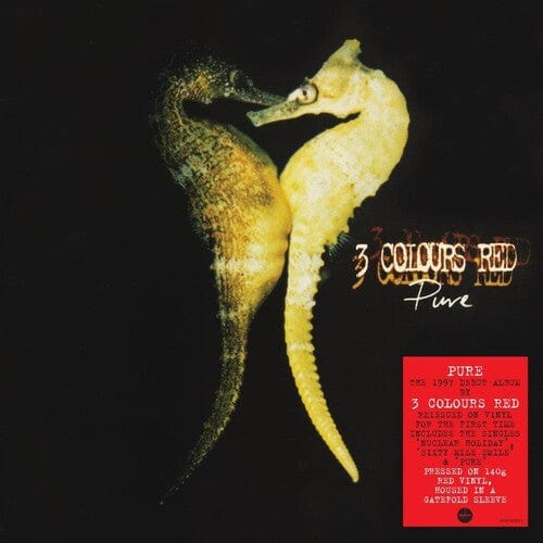 3 Colours Red - Pure [140-Gram Red Colored Vinyl] [Import]