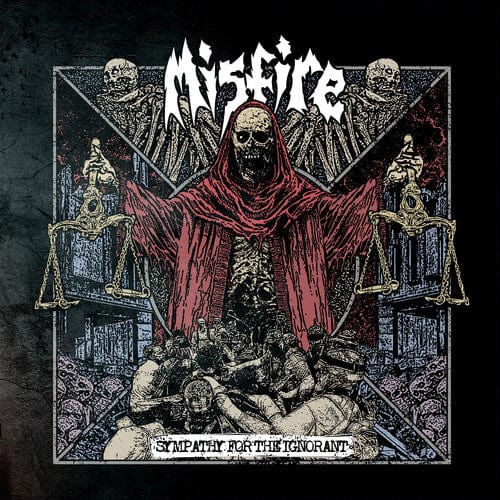 Misfire - Sympathy For The Ignorant, Clear Base W/ Ruby Splatter