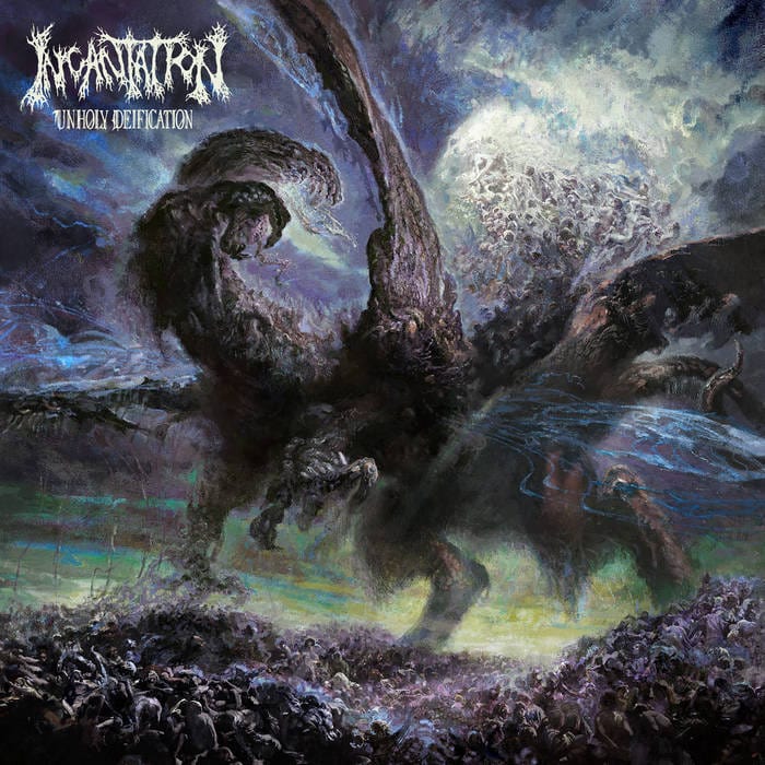 Incantation - Unholy Deification (Blue Splatter Vinyl)